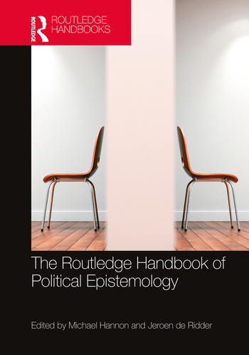 "The Routledge Handbook of Political Epistemology" book cover...
