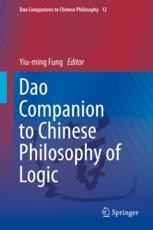 "Dao Companion to Chinese Philosophy of Logic" book cover.