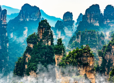 Hallelujah Mountains in China