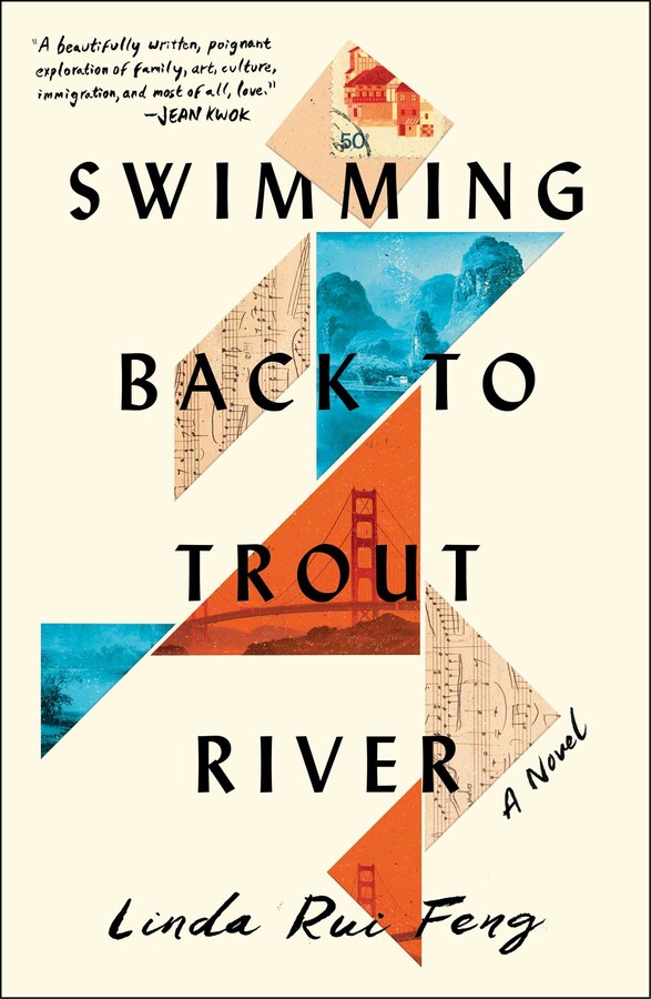 "Swimming Back to Trout River" book cover.