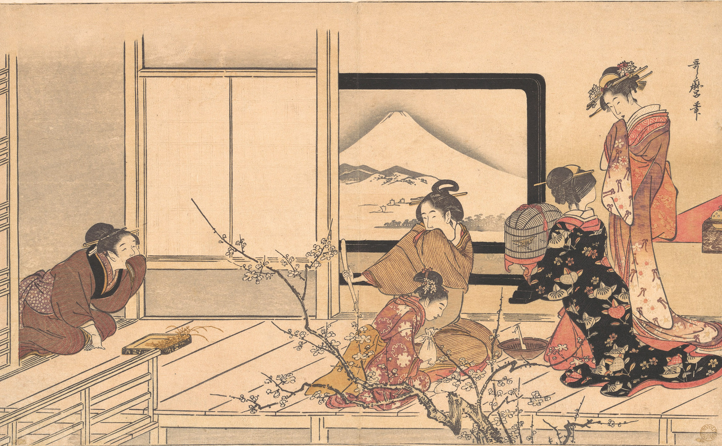 A Japanese drawing from the Metropolitan Museum of Art.